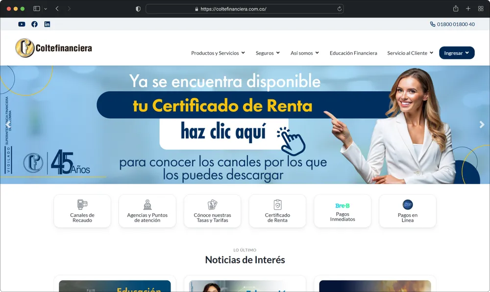 Coltefinanciera — vista 1